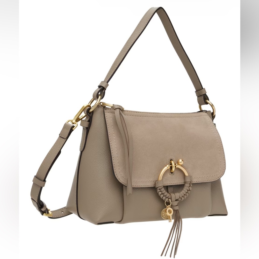 BNWT SEE BY CHLOE TAUPE JOAN BAG